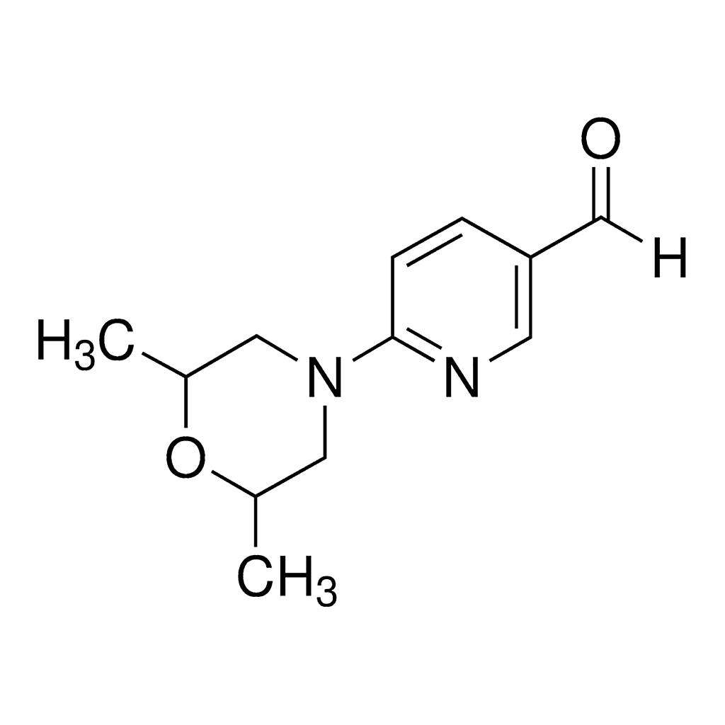 Merck 6-(2,6-Dimethylmorpholino)nicotinaldehyde