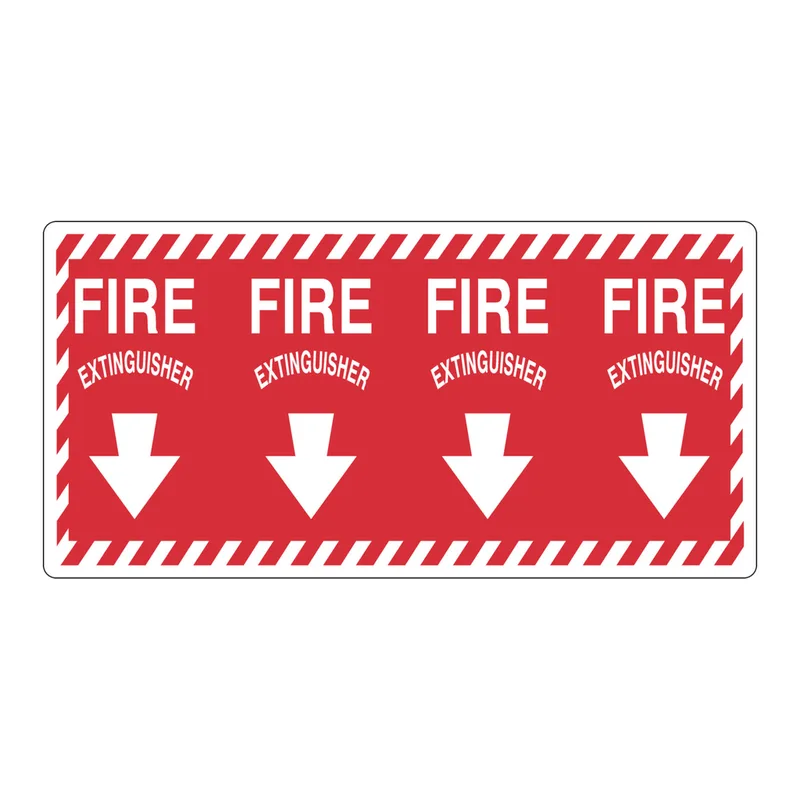 Brady Fire Extinguisher Sign