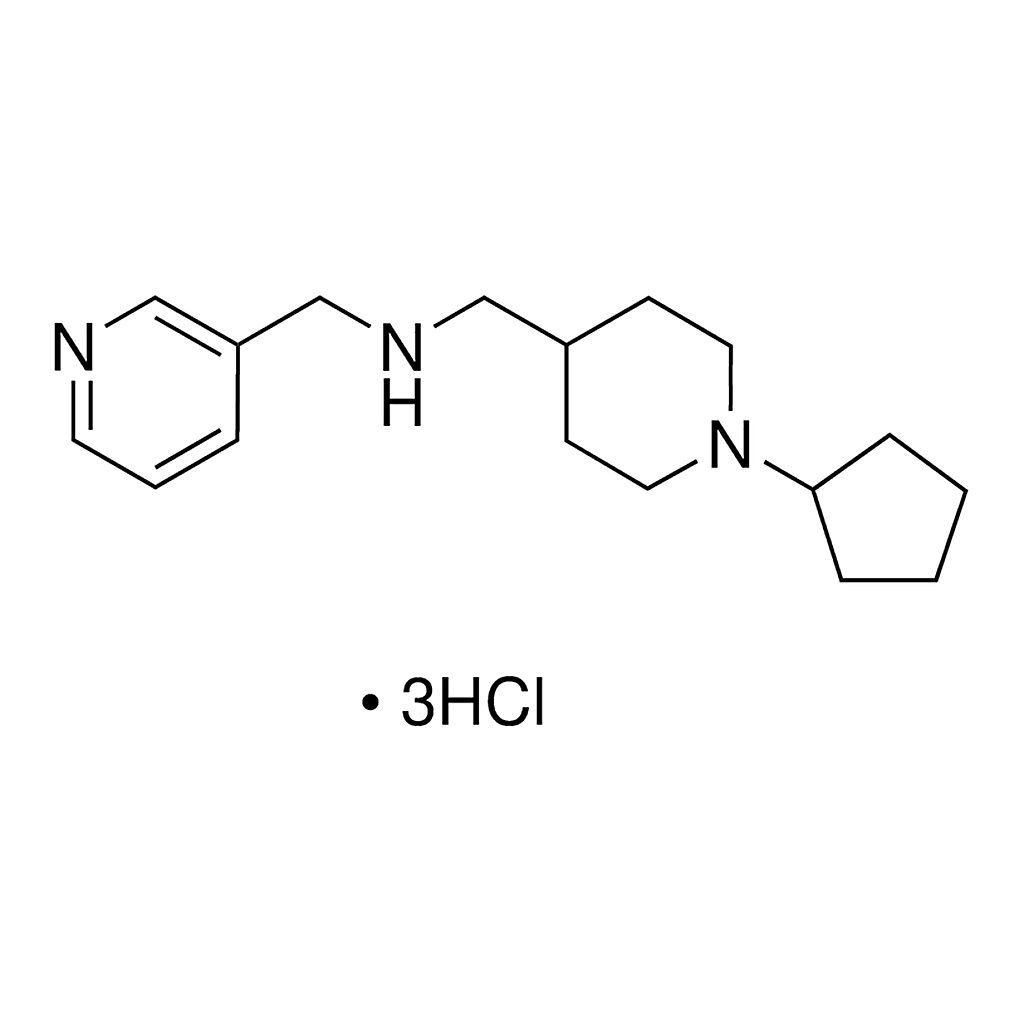 Merck (1-Cyclopentyl-4-piperidinyl)-N-(3-pyridinylmethyl)methanamine trihydrochloride