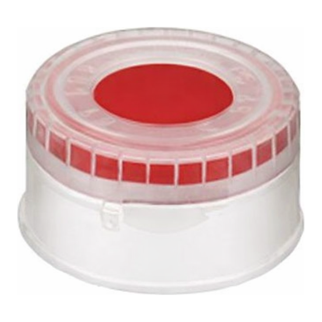 Restek Seals, Poly Crimp, Clear PTFE/Sil/PTFE Liner Pack of 1000
