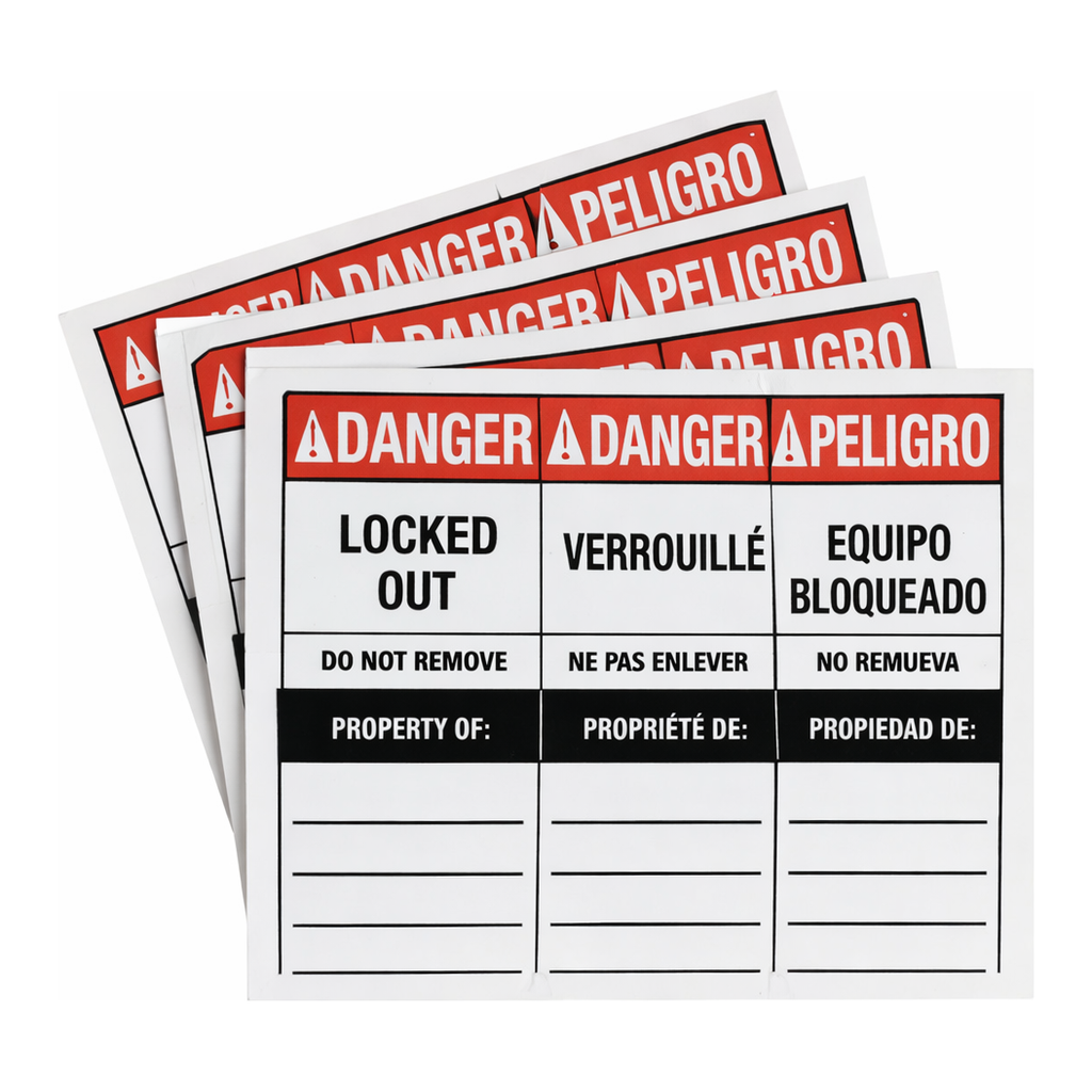 Brady Labels For SafeKey Lockout Padlocks