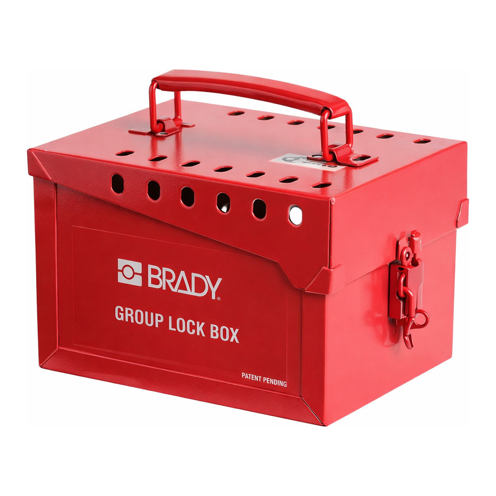Brady Portable Metal Group Lock Box, Medium