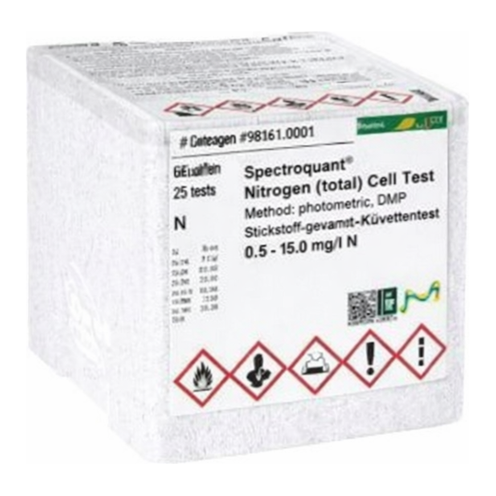 Merck NITROGEN (TOTAL) CELL TEST 0.5 - 15.0 MG