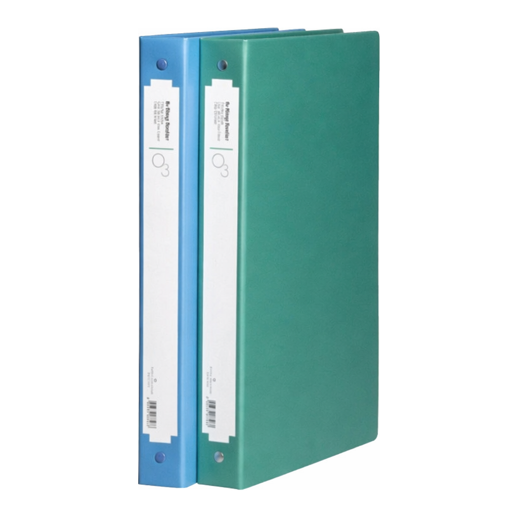OFFICENEX 문화 3공O링수입지바인더(A4/B342-7/3cm/공간격11cm/청색)