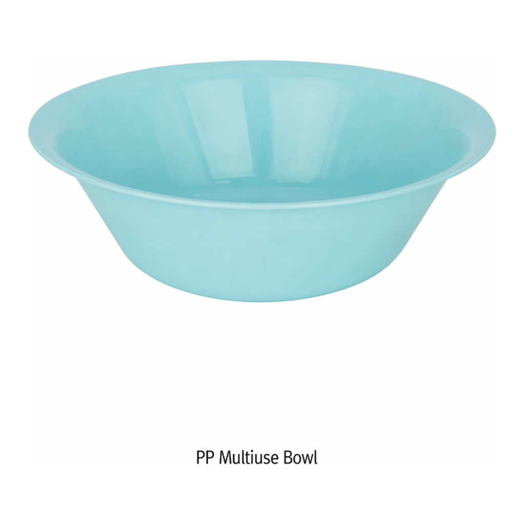Daihan Science PP Multiuse Bowl, for Cleaning, with Flat Bottom, 3,500㎖With Non-slip Grip, Prac