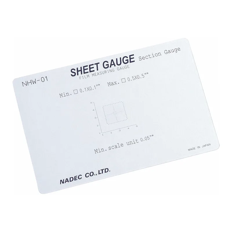 AS ONE Scale Sheet Gauge for Microscope, 현미경용스케일(시트 게이지)