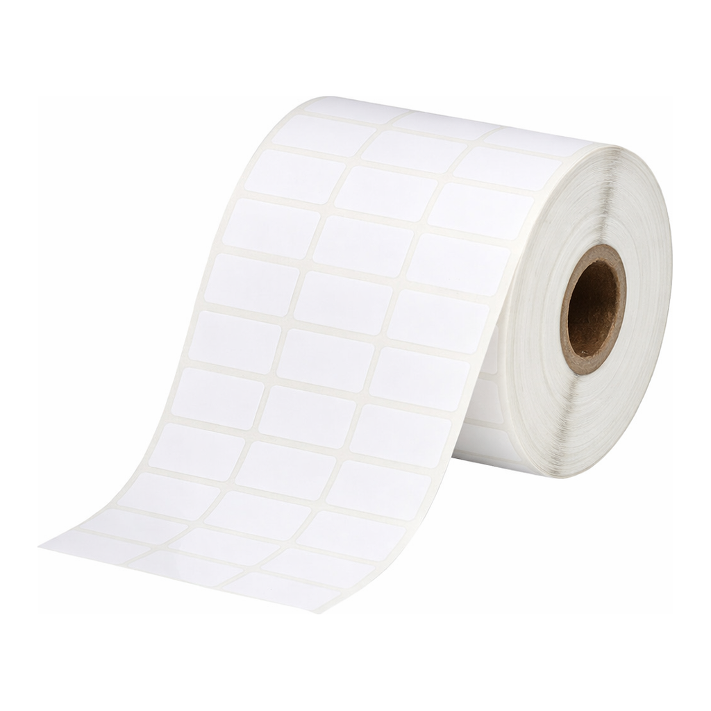 Brady 1" Small Core White Polyester High Adhesion Asset Tracking and Rating Plate Labels