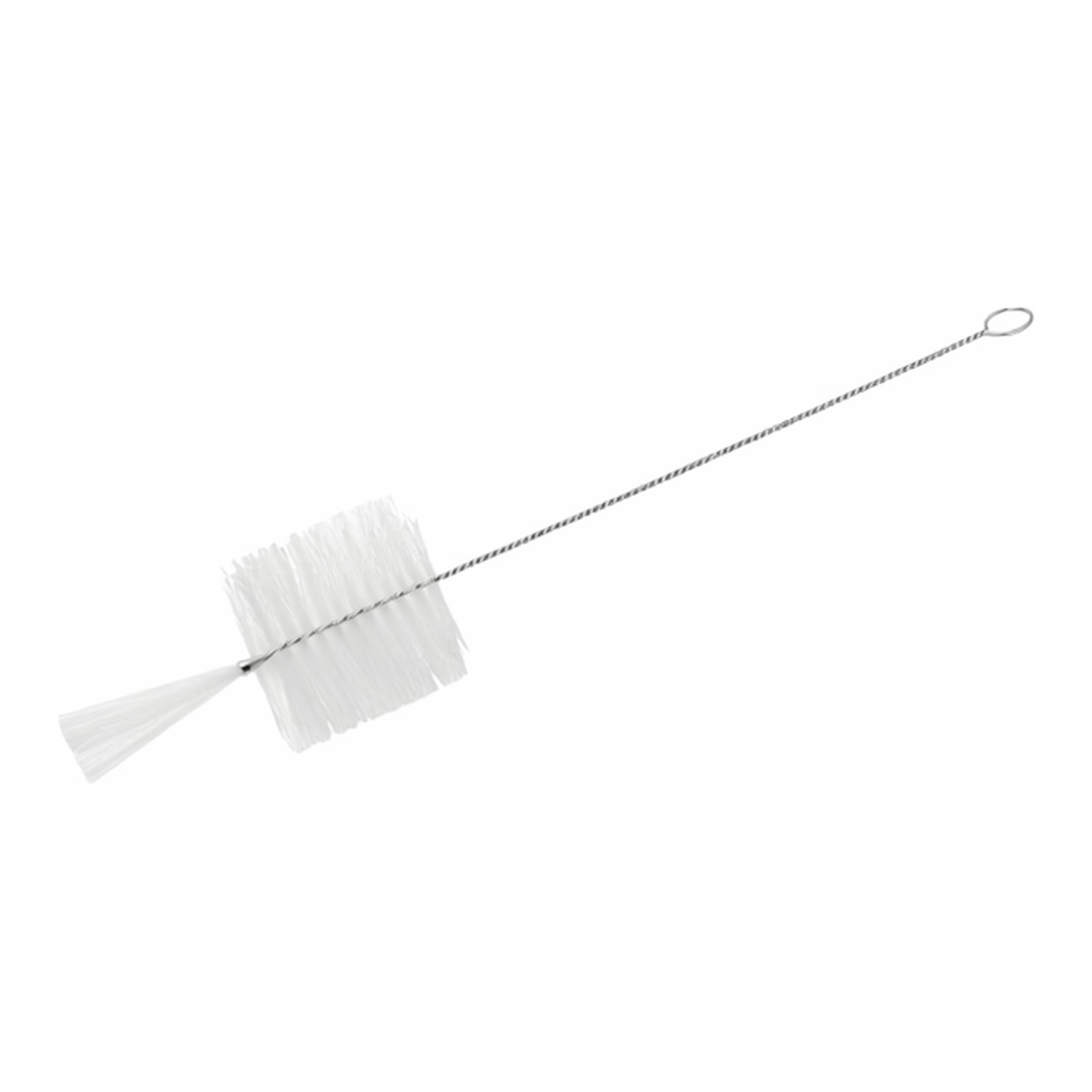 AS ONE Bottle Wash Brush (PBT Hair) WHITE 290 x 50 x φ 50 mm