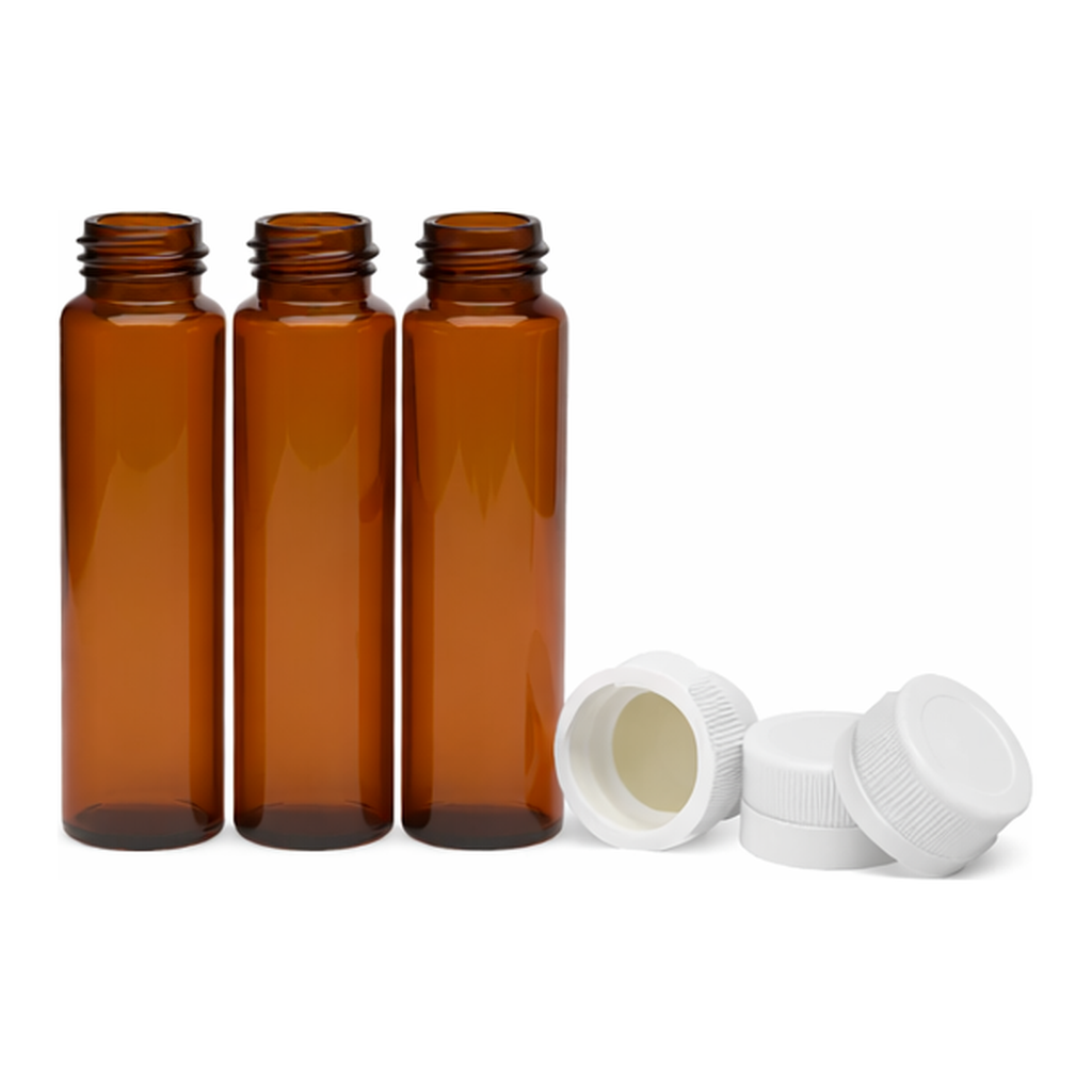 Agilent Strg Vial Kit,12mL,19x65 Amber,15-425Cap