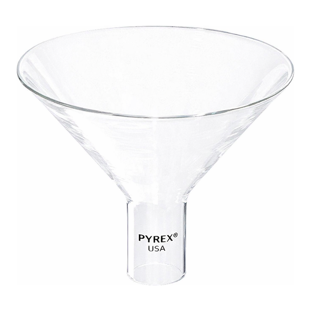 Merck BRAND(R) glass powder funnel short wide stem