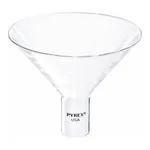 Merck BRAND(R) glass powder funnel short wide stem