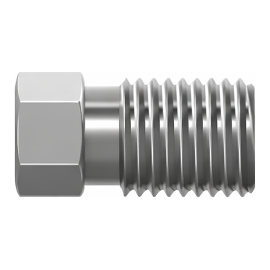 Agilent Fitting male, 1/16in, 4mm, SS, 10/pk