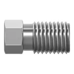 Agilent Fitting male, 1/16in, 4mm, SS, 10/pk