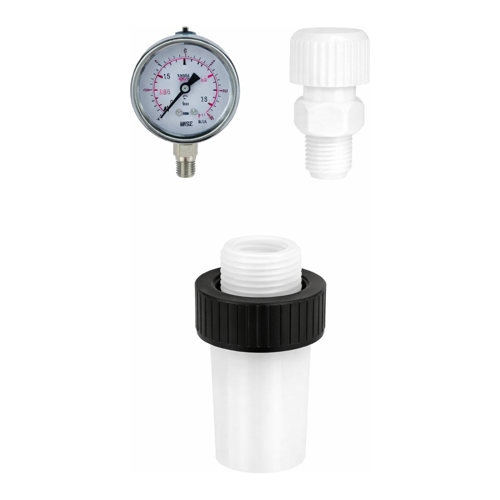 PTFE Adapter for Gauge or Fitting Vacuum Gauge용 테프론 어댑터