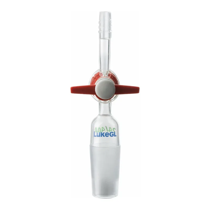 Adapter, with Glass or PTFE Cock 유리 or 테프론 콕크 어댑터, LukeGL