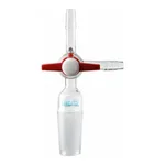 Adapter, with Three-way Glass or PTFE Cock 유리 or 테프론 삼방 콕크, LukeGL