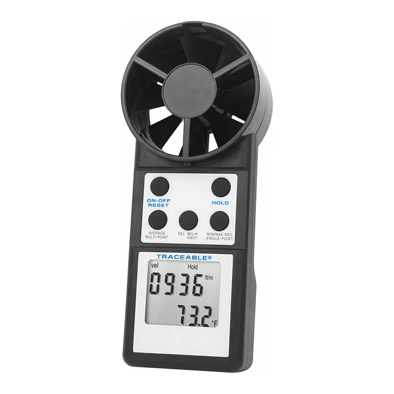 One - Hand Anemometer 휴대용 풍속계, Tracable 성적서 포함