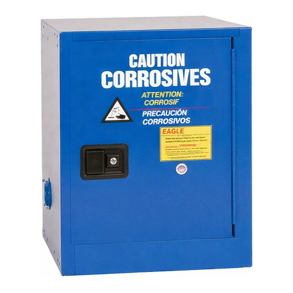 Acid & Corrosive Flammable Safety Cabinet 산 및 부식성용 안전 캐비넷, Poly Shelf & Bottom Tray