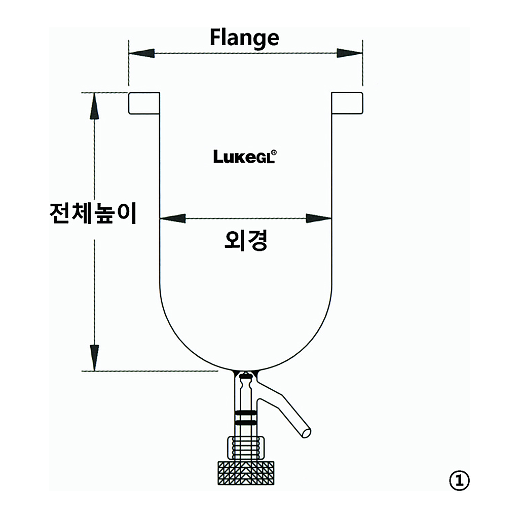 Reaction Vessel with Needle Valve 밸브식 환저 반응조, LukeGL