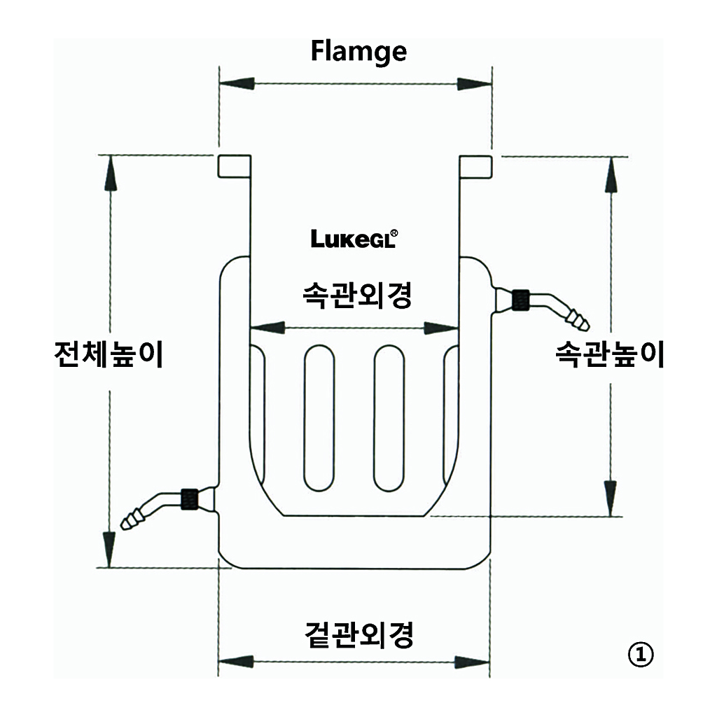 Baffled Jacketed Reaction Vessel 자켓식 베플형 반응조, LukeGL
