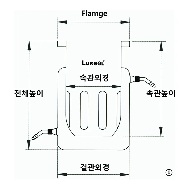 Baffled Jacketed Reaction Vessel 자켓식 베플형 반응조, LukeGL
