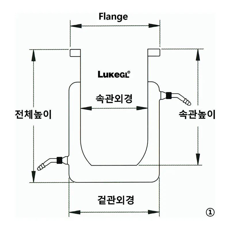 Jacketed Reaction Vessel 자켓식 반응조, LukeGL
