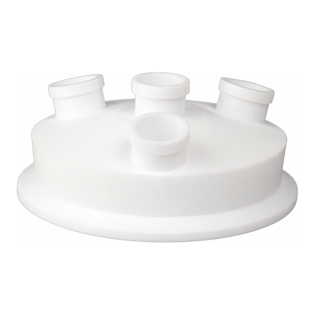 PTFE 4-N Reaction Vessel Cover PTFE 테프론 4구 반응조 상부