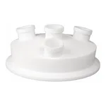 PTFE 4-N Reaction Vessel Cover PTFE 테프론 4구 반응조 상부