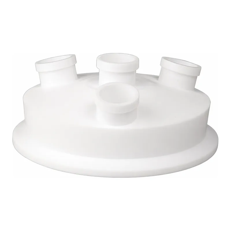PTFE 4-N Reaction Vessel Cover PTFE 테프론 4구 반응조 상부