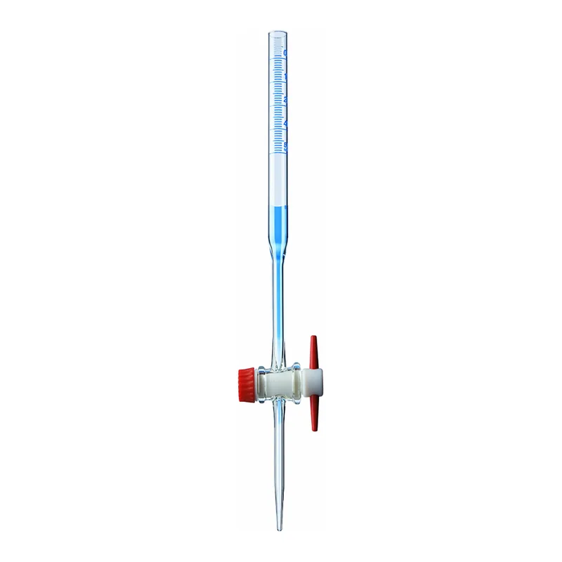 PTFE Cock Buret 테프론 콕크 뷰렛, Class AS + Batch 보증서