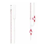 Micro Buret with PTFE Cock 마이크로 뷰렛, Class AS + Batch 보증서