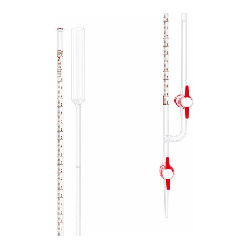 Micro Buret with PTFE Cock 마이크로 뷰렛, Class AS + Batch 보증서