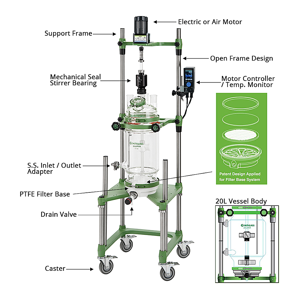 Large Process Filter Reactor Sytem, Jacketed 자켓식 대형 반응 시스템, 필터부착형