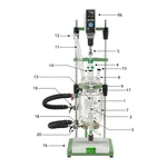 Small Scale Process Jacketed Reactor, Bench-Top 자켓식 소형 반응 시스템, 2 L & 5 L