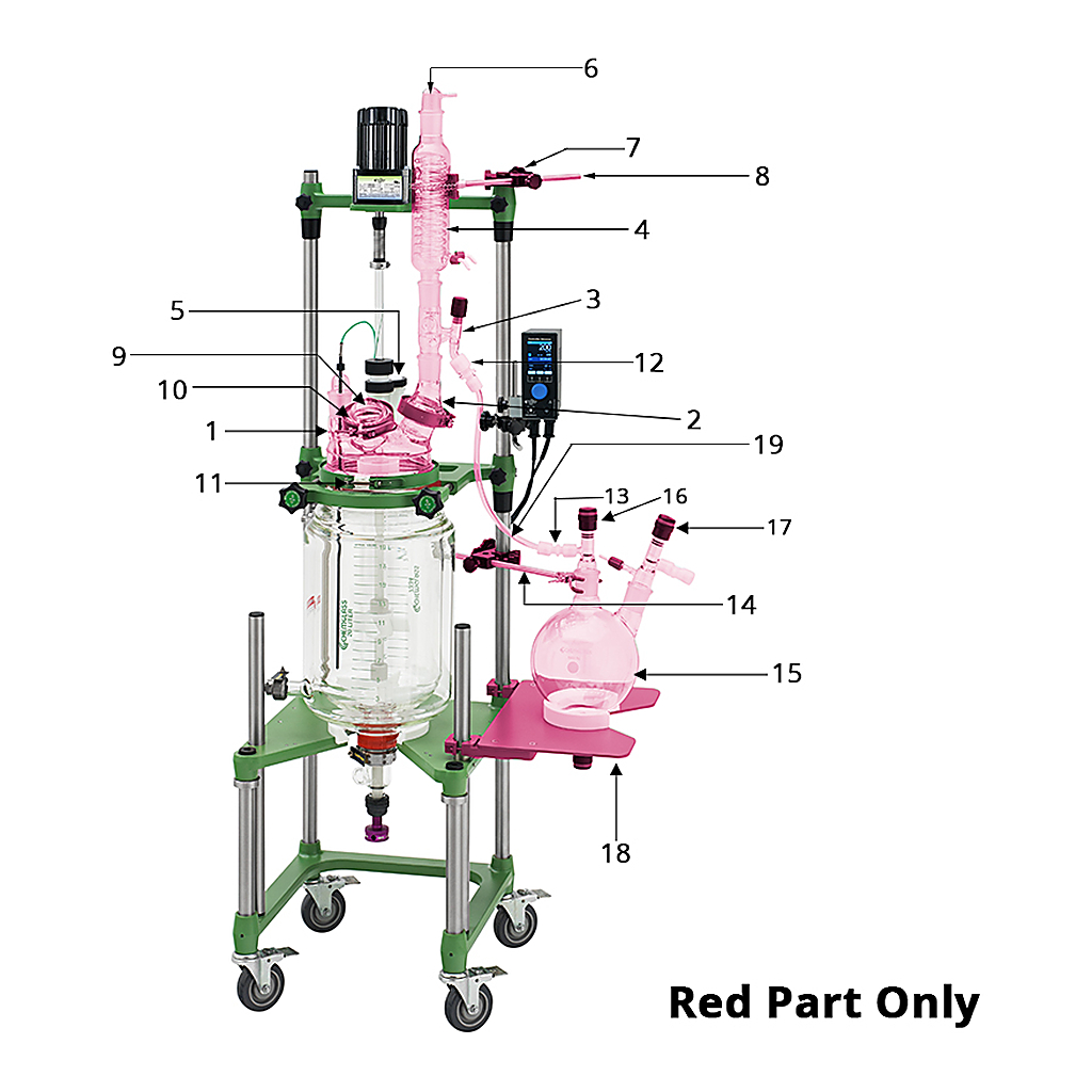Distillation Kit For Process Reactor System 디스틸레이션 장치, 대용량 반응기 시스템용