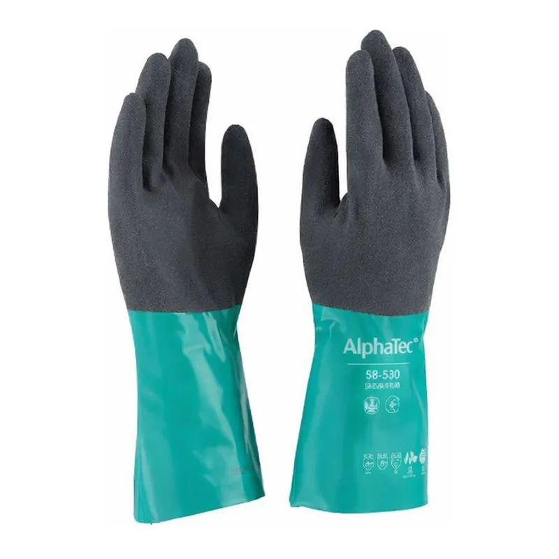 Alphatec 58-530, 58-535
Chemical Resistance Glove 아크릴-나이트릴 내화학 글러브, KOSHA 인증