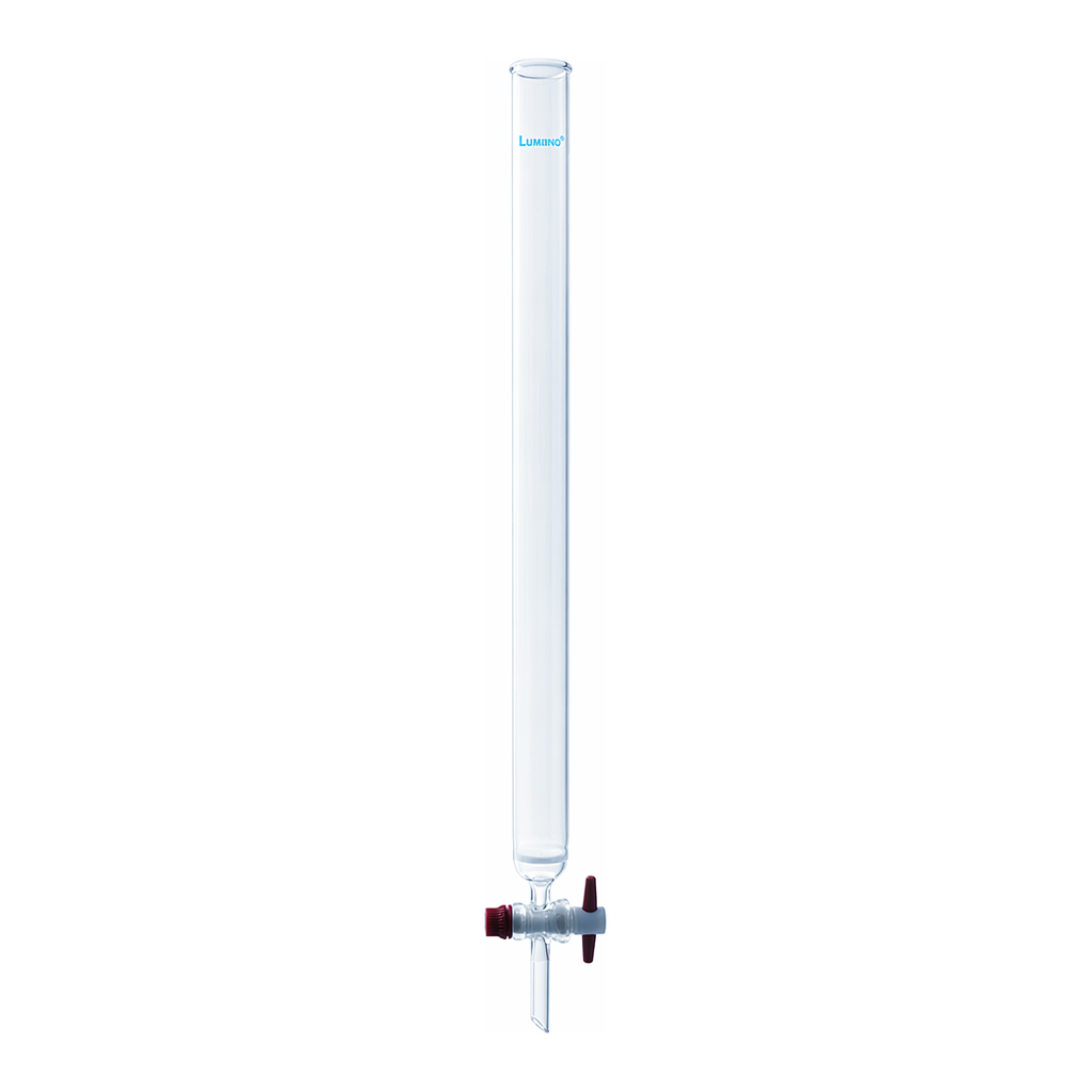 Chromatography Column with Glass Filter 크로마토그래피 컬럼, PTFE 콕크, LukeGL