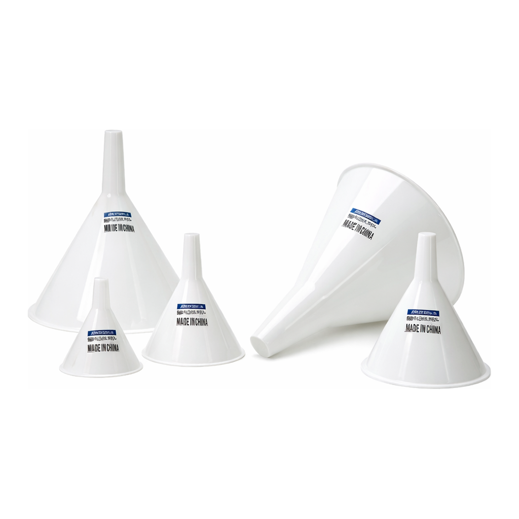 Solvent Additional Funnel, PP 플라스틱 솔벤트 투입용 깔대기 셋
