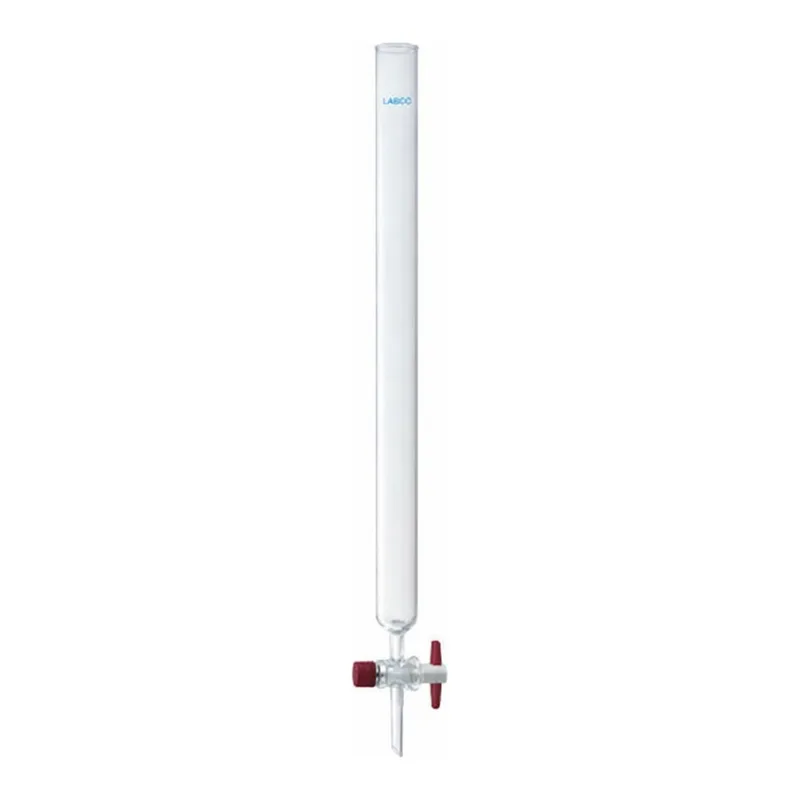 Chromatography Column 크로마토그래피 컬럼, PTFE 콕크, LukeGL