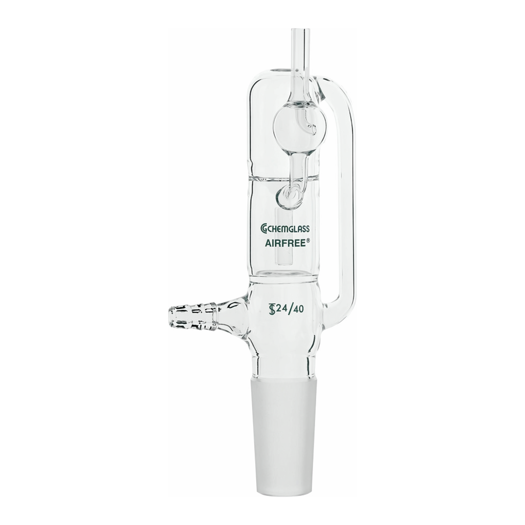 Schlenk Modified Gas Bubbler, AIRFREE 쉬링크 가스 버블러