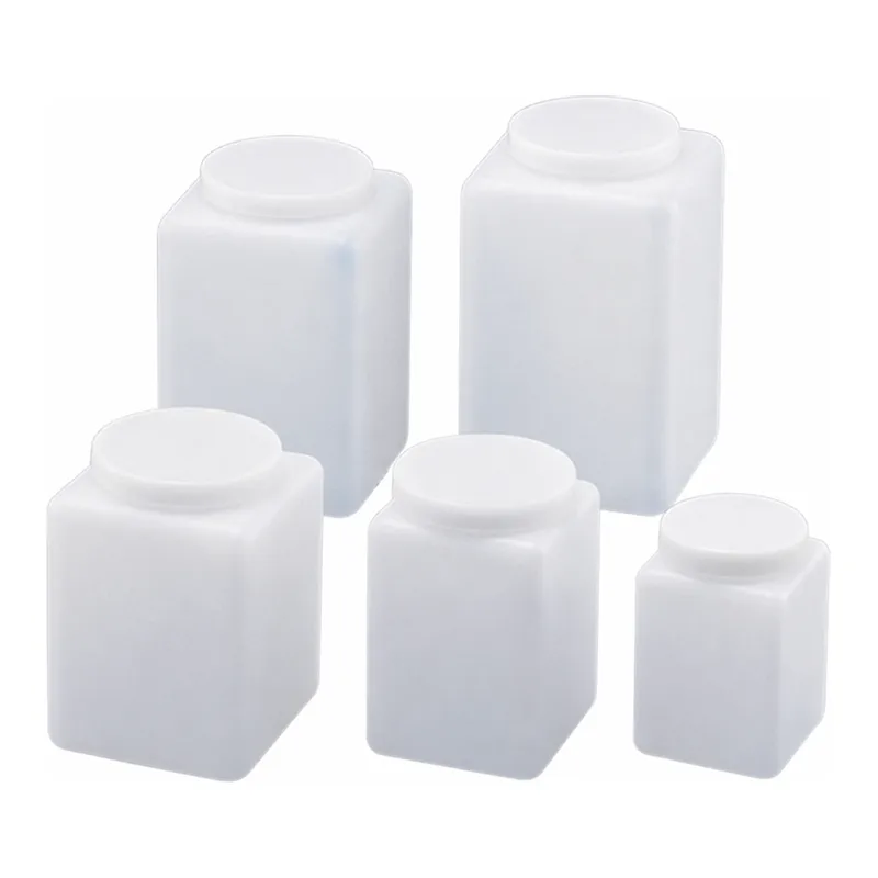 AS ONE Hi-Loute Square Bottle PE, 하이루테 각형 병(PE제)