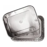 Daihan Science Lotte Disposable Rectangular Aluminum Container with Lid<br>Good for Foodstuffs
