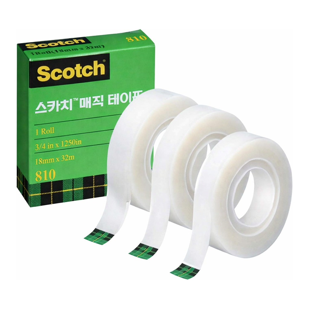 OFFICENEX 3M 스카치 매직테이프리필 810R(18mmx32M)