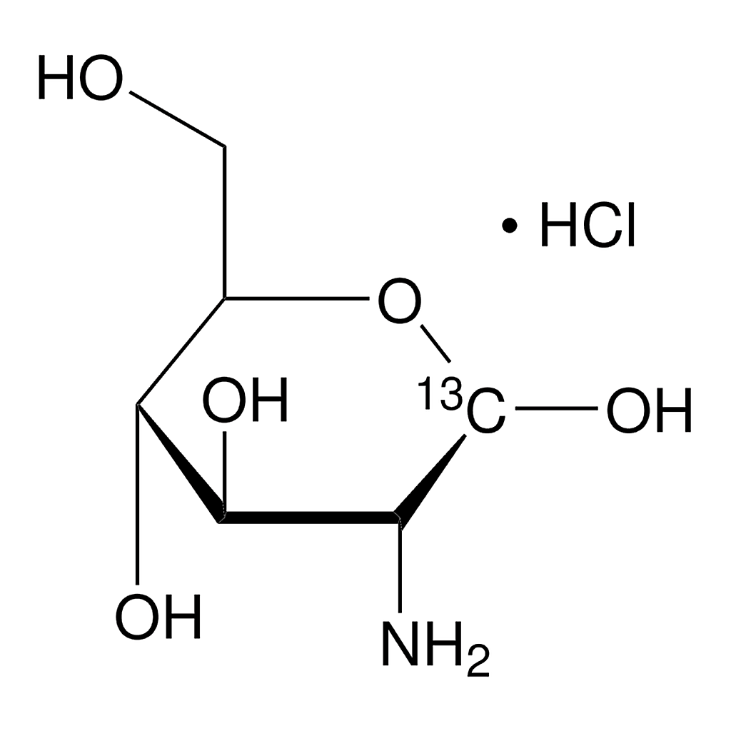 Merck D-Glucosamine-1-13C hydrochloride