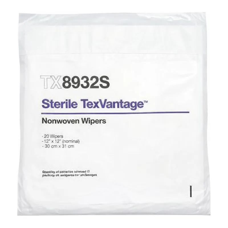 AS ONE TexVanTage™ Dry Nonwoven Cleanroom Wiper, Sterile, 마이크로 와이퍼
