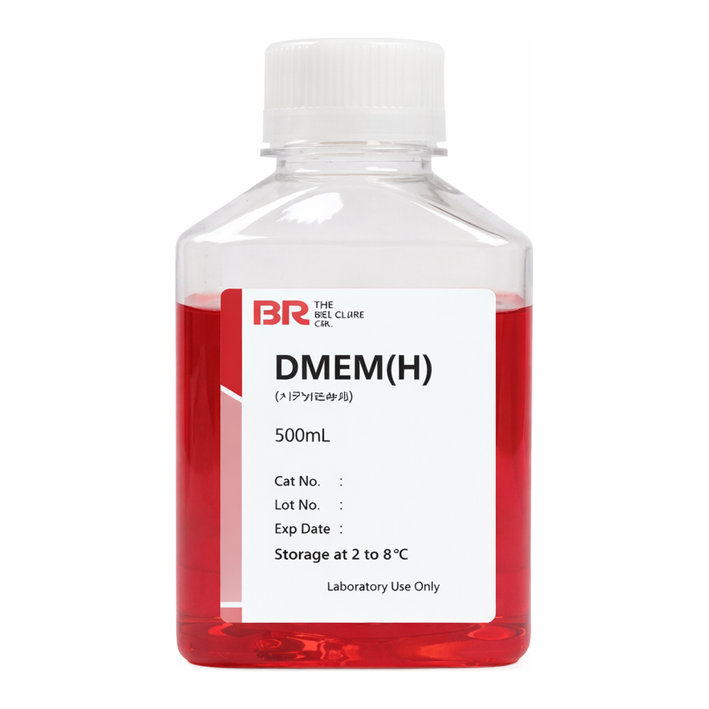 THE BIROCELL DMEM(L)+ GLUTAMINE w/o phenol red, Choline Chloride