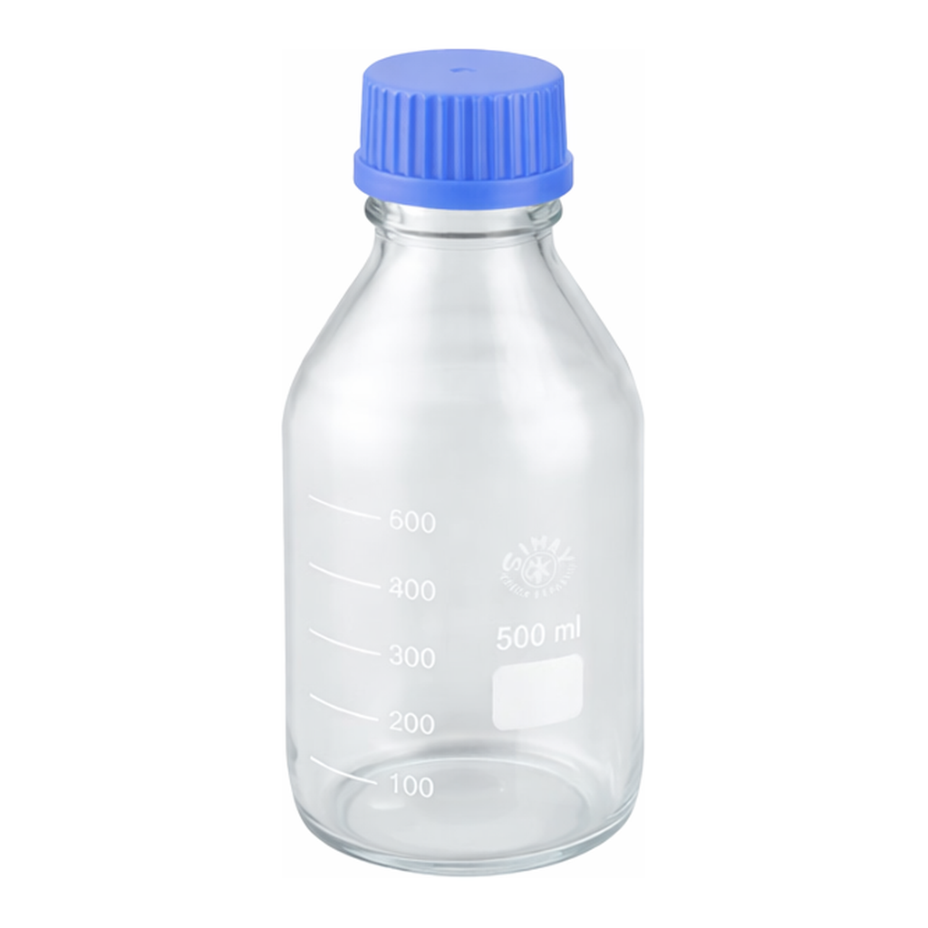 AS ONE Safety Screw-Top Bottle Clear 250mL