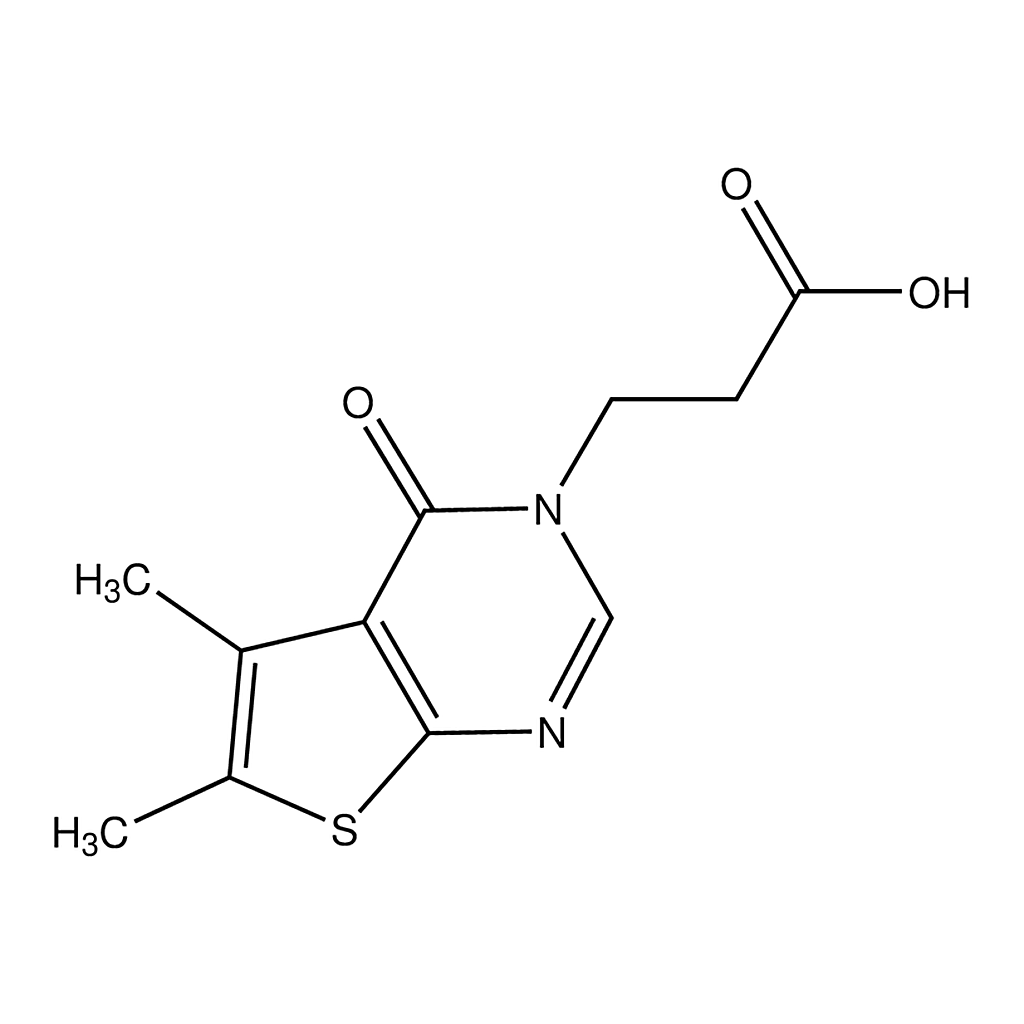 Merck 3-(5,6-Dimethyl-4-oxothieno[2,3-d]pyrimidin-3(4H)-yl)propanoic acid