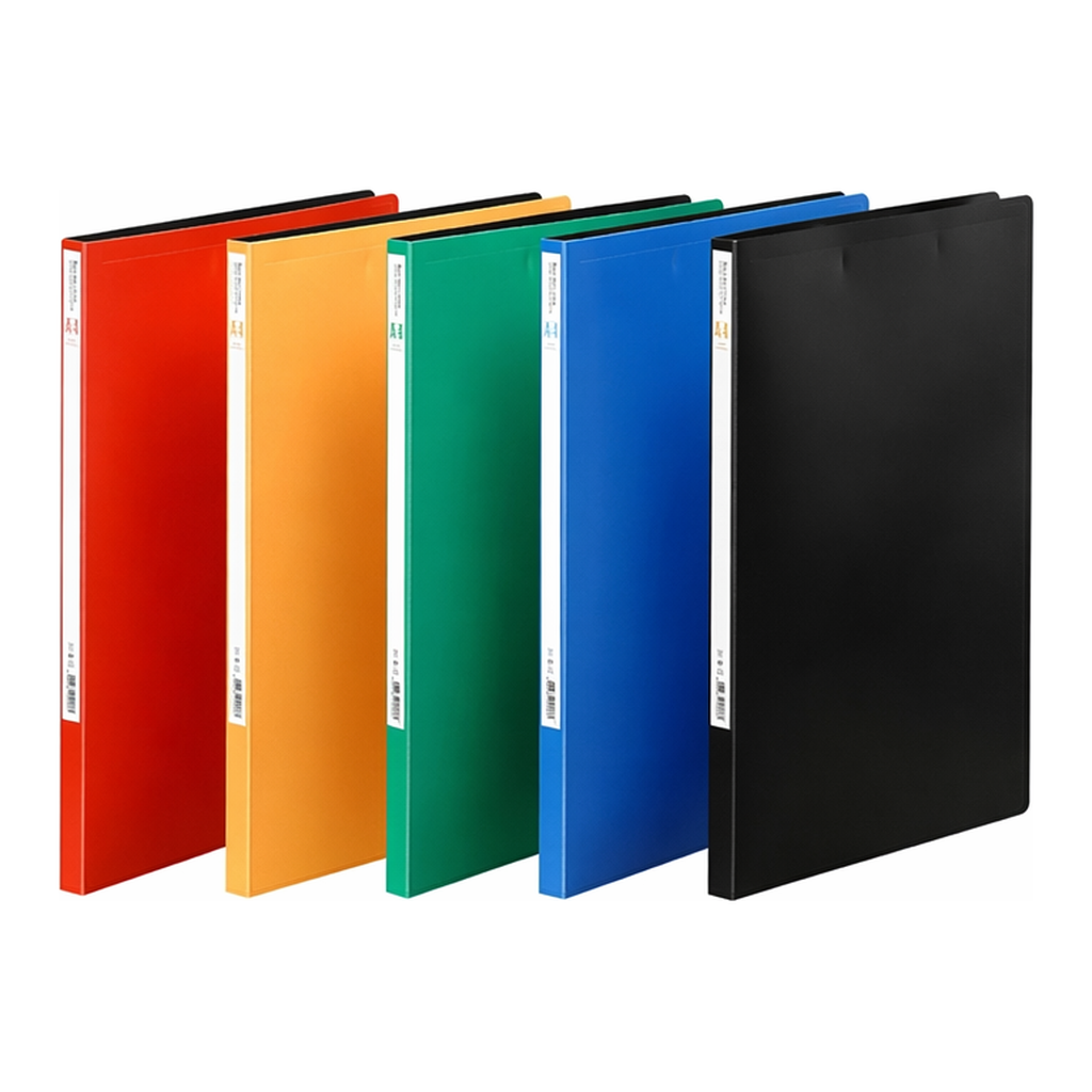 OFFICENEX 문화 PP펀치레스화일(F431-7/A4/좌철/노랑)