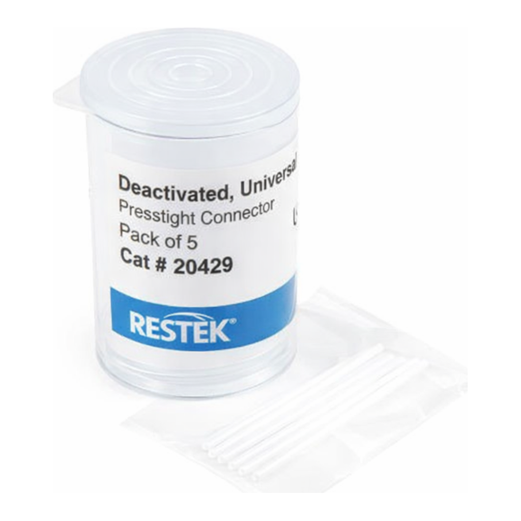 Restek Connector, Presstight, Universal, Deactivated Pack of 5